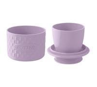 French Butter Dish - Ceramic Cream Pot, Countertop Basting Container, Dishwasher & Freezer Safe Storage Container, Covered Dairy Container