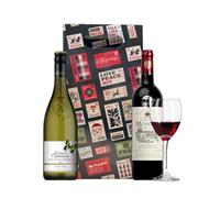 French Classic Red & White Wine Gift Set - Goulaine Sauvignon Blanc & Château Mondain Bordeaux (2 x 75cl) | Premium French Wine Duo in Gift Box | Elegant Gift for Birthdays & Celebrations
