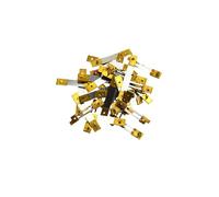 French Clock Pendulum Suspension Springs 10 Units - Brass Blocked Antique Clock Repair Parts for Mantel Wall Clocks