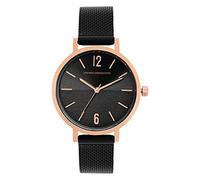 French Connection Analog Black Dial Women's Watch-FC007BRGM, Black