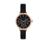 French Connection Analog Black Dial Women's Watch-FC134F, Black