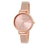 French Connection Analog Watch for Women -FCE22R, Rose Gold