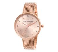 French Connection Analog Watch for Women -FCN00015A, Rose Gold