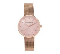 French Connection Analog Watch for Women -FCN00015B, Rose Gold