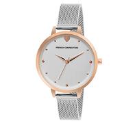 French Connection Analog Watch for Women -FCN00018C, Silver