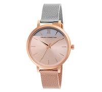 French Connection Analog Watch for Women -FCN00020A, Rose Gold