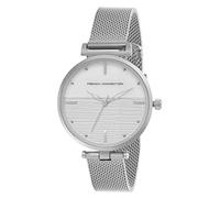 French Connection Analog Watch for Women -FCN00030D, Silver