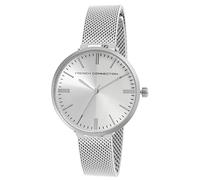 French Connection Analog Watch for Women -FCS002A, Silver