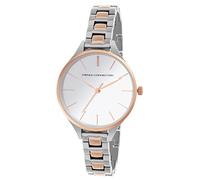 French Connection Analog Watch for Women -FCS003E, Silver