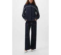 French Connection Arezzo Contrast Shirt Navy/summer White size M | Button-Down Shirts Outlet | Women | Blue M