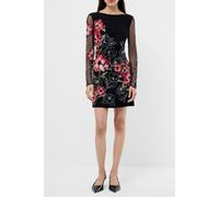 French Connection Astrida Darcy Crepe Dress Black Floral Multi size 14 | Maxi Dresses Outlet | Women | Black 14