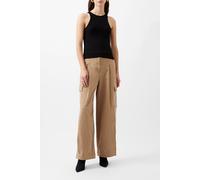 French Connection Atena Twill Cargo Pants Autumn Camel size M | Cargo pants Outlet | Women | Brown M