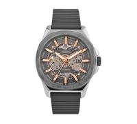 French Connection Automatic Black Strap | Acotis - Stainless Steel / Glass