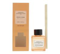 French Connection Square Range Scented Reed Diffuser | Luxury Home Fragrance with 6 Reeds | Long-Lasting Scent (100ML, Apricot & Peach)