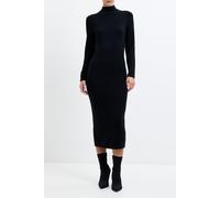 French Connection Babysoft Roll Nk Dress Black size S | Midi Dresses Outlet | Women | Black S