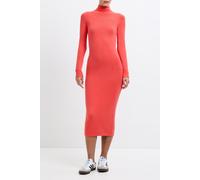 French Connection Babysoft Roll Nk Dress Cayenne Red size S | Midi Dresses Outlet | Women | Red S