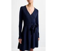 French Connection Babysoft Wrap Mini Dress Dark Navy size XS | Mini Dresses Outlet | Women | Blue XS