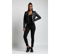 French Connection Womens Biker Jacket Black M