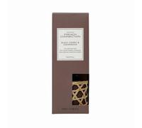 French Connection Black Cherry & Cedarwood Reed Diffuser 100Ml Woven Rattan Detail Brown Colour