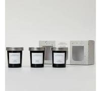 French Connection Black Collection Trio Of Candles Gift Set 3 x 52g