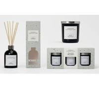 French Connection Black Collection Scented Jar Candle | Premium Shea Butter Wax | Long Burning Candles Gifts Box for Her | (Small - 163G, Black Pomegranate)