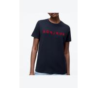French Connection Bonjour Tee Midnight Blue/red size M | Shirts Outlet | Women | Blue M