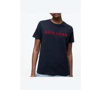 French Connection Bonjour Tee Midnight Blue/red size XS | Shirts Outlet | Women | Blue XS