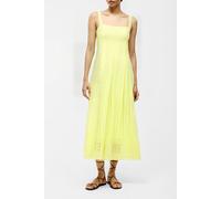 French Connection Broderie Strap Dress M Ss25 Lemon Gelato size 10 | Midi Dresses Outlet | Women 10