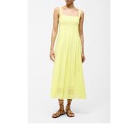 French Connection Broderie Strap Dress M Ss25 Sz18 Lemon Gelato size 6 | Midi Dresses Outlet | Women 6