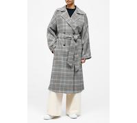 French Connection Check Trench Coat Multi size XS | Double Breasted Coats Outlet | Women XS