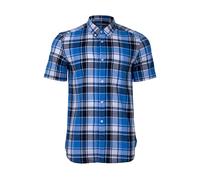 French Connection Checked & Stripe Pocket Ss Blue Stone size XL | Casual Shirts Outlet | Men | Blue