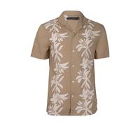 French Connection Climber Viscose Ss Stone size S | Casual Shirts Outlet | Men