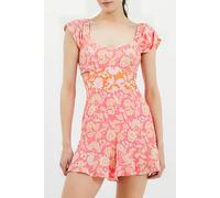 French Connection Cosette Verona Cut Out Romper Red size 16 | Bodies Outlet | Women | Red 16