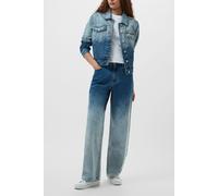 French Connection Dallas Denim Jacket Vintage Blue Ombre size 8 | Denim Jackets Outlet | Women | Blue 8