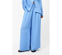 French Connection Damasco Air Flo Poly Wide Trsr Cornflower Blue size XL | Wide Pants Outlet | Women | Blue XL