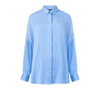 French Connection Damasco Air Flow Poly Ls Shirt Cornflower Blue size XS | Button-Down Shirts Outlet | Women | Blue XS