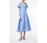 French Connection Daniella Faron Drape V Nk Midi Cornflower Blue size 18 | Midi Dresses Outlet | Women | Blue 18