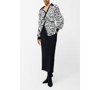 French Connection Women's Domasco Twist Popover Long Sleeve Blouse 14 (L) Multi