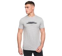 French Connection Double T-Shirt Men's | T-Shirt | Light Grey Melange/Marine | UK Size Large