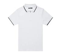 French Connection Drop Needle Polo Shirt-White-Large