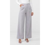 French Connection Echo Crepe Trouser Alloy size 6 | Wide Pants Outlet | Women 6