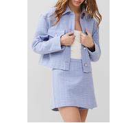French Connection Effie Boucle Jacket Blue size 18 | Overshirts Outlet | Women | Blue 18