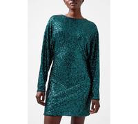 French Connection Elena Sequin Bow Back Dress Forest size 8 | Mini Dresses Outlet | Women 8