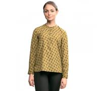 French Connection Elise Crepe Light LS Collarless - Willow Multi - XS