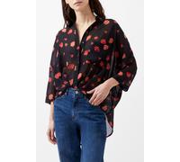 French Connection Ella Rose S/s Twist Front Top Marine Multi size S | Blouses Outlet | Women | Pink S