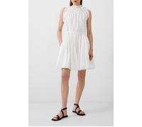 French Connection Emily Tiered Flared Dress White size M | Mini Dresses Outlet | Women | White M