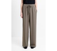 French Connection Erma Pinstripe Wide Leg Trouse Vintage Khaki/white size L | Wide Pants Outlet | Women | Brown L