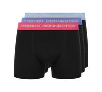 French Connection FC6 3pk Boxer Shorts Mens - Black - Size Small