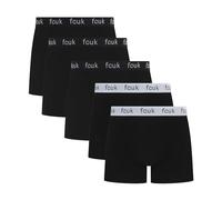 French Connection FCUK - Mens 'FCUK53' Boxer Shorts 5 Pack Cotton Stretch Boxers, Classic Fit (XX-Large)