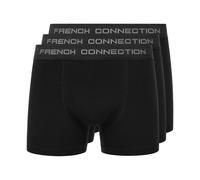 French Connection FCUK1 3pk Boxer Shorts Mens - Black - Size Small